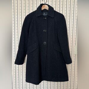 London Fog Classic Black Pea Coat